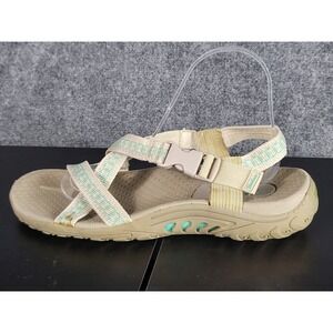 Skechers Sandals Womans 9 Outdoor Lifestyle Teal Strappy Hiking Walking Gorpcore